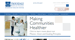 Desktop Screenshot of mytrousdalemedical.com